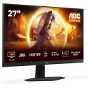 Aoc 27 monitor 27G4HRE, 1920 x 1080, 200 Hz, 1 ms, 300 cd/m&sup2;, 2xHDMI, Fast IPS, HDR10, ergonoomiline disain