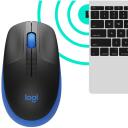 Logitech USB optiline hiir M190 910-005907, 1000DPI, 3 nuppu, 2.4GHz, AA aku, sinine
