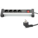 Digitus Kontori Pikaeriti DA-70614, 4xCEE 7/4, 2xUSB 5V/2A, 3680W, 16A, 1.5m kaabel