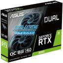 Asus Graafikakaart DUAL-RTX3050-O8G-V2 8GB GDDR6, 2560 CUDA tuuma, 128 bit m&auml;lutee, 2 ventilaatorit, PCIe 4.0