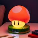 Paladone Super Mushroom digitālais modinātājs PP10064NN, 13,7cm, USB, LCD, trauksme, apgaismojums