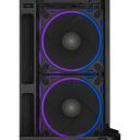 Asus Kaste PRIME AP201 TG, 2x120mm sānu ventilatori, 1x120mm aizmugures ventilators, 2x2.5" un 2x3.5" HDD