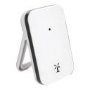 Laika stacija 2MEASURE 250102, elektroniska, bezvadu, apgaismota, sensors, balta