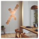 Nanoleaf Elements Wood Look Hexagons algkomplekt NL52-K-3002HB-13PK, 13 paneeli, 1.91 W, 24.83 W, LED, 22 lm, 25000 h, AC 240 V