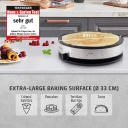 Super easy thin crepe tortilla and taco maker 1300W 33cm 1 plate crepe maker CM 1300 Caso