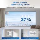 Logu tīrīšanas robots ar 2800 Pa sūkšanas jaudu un automātisko drošības sistēmu balts WINBOT W2 PRO Ecovacs