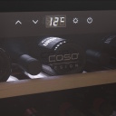 Винный шкаф холодильник встраиваемый 18 бутылок компрессорная технология класс энергоэффективности G размеры 34.5&times;82&times;55.5 cm чёрный WineSafe 18 EB 00627 Caso