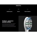 Ультразвуковая электрическая зубная щётка 46000об/мин 9 сценариев 3D touch беспроводная зарядка до 40 дней IPX7 белая ADB0003 Aeno