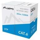 Lanberg kabel UTP CAT.6 LCU6-11CU-0305-S, 305m, 250MHz, 23AWG, CU, hall, U/UTP, PVC, HDPE