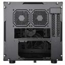 Thermaltake Core V1 MiniITX Korpus CA-1B8-00S1WN-00, 20cm, must, 2x2.5'' sisemised, 2x80mm taga, 2xUSB 3.0