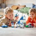 Lego Konstruktor Politseija 60316, 668 tk, 3 korrust, 5 minifiguuri, helikopter, pr&uuml;giveduauto