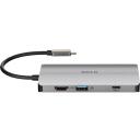D-Link dokkimisjaam DUB-M810, 8-in-1, 4K HDMI, Gigabit Ethernet, USB 3.0, USB-C koos toite&uuml;lekandega, SD/microSD kaardilugeja