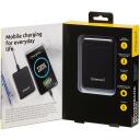 Intenso Power Bank 7313520 5000 mAh, Li-Pol&uuml;meer, 2x 5V-2.1A, USB-A, USB-C, microUSB, must