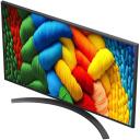 Lg Televizorius 43NANO81A6A, 109.2 cm, 4K Ultra HD, Wi-Fi, Bluetooth, Smart TV, 3xHDMI, 2xUSB, 20W, 4 branduoliai
