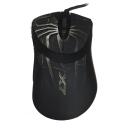 A4Tech XGame lāzera pele EVO X474 Brūns uguns A4TMYS29980, 3600 dpi, 100 dpi, 1.8 m kabelis, 7 pogas, lāzera sensors