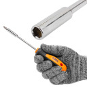 Uzgriežņu un skrūvju komplekts, ISMA, IS-5171, 17 daļas, iekļauj skrūvgrieža-bitoturētāju un 1/4" adapteri