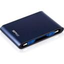 Silicon Power HDD cietā diska korpuss A80 SP020TBPHDA80S3B, 2000 GB, 2.5", USB 3.0, zila, triecienizturīgs, ūdensizturīgs