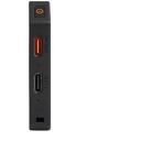 Flextail Zero Power akumulators ZERO POWER-B, 10000 mAh, 22.5 W, 2 &times; USB-C, IPX4, 10% rezerves, oglekļa &scaron;ķiedra