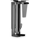 Digitus PC galda stiprinājums DA-90411, 30-51 cm, tērauds, melns, augstuma regulē&scaron;ana, platuma regulē&scaron;ana, 360&deg; rotācija