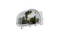 Kasvuhoone KLASIKA TUBE 3 x 2m vundamentidega - 4mm polükarbonaat 4779037491544