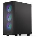 Endorfy Ventum 200 ARGB EY2A014, 440mm, 216mm, 373mm, 3x120mm передние вентиляторы, 1x120mm задний вентилятор, 3x2.5" отсек