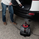 Kompaktiškas dėmių valytuvas su plovimo funkcija 330W mobili dėmių ekstrakcija MultiClean Spot and Stain juodas raudonas 4720M Bissell