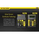 Nitecore Зарядное устройство INTELLICHARGERNEWI4 1500mA, 4 слота, поддержка аккумуляторов 3.7V и 4.35V, ACD технология