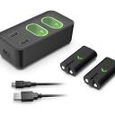 Subsonic Kahekordne Laadija ja Keskus SA5704-SX, 2x1200mAh, 10h, laadimisaeg 5h, 2xUSB 2.0, &uuml;hilduv Xbox Series X/S, Xbox One