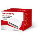 Mercusys настольный коммутатор MS105, 5 RJ45 портов 10/100Mbps, неуправляемый, DC разъем питания, CE, RoHS