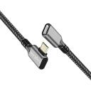 Logilink USB-C pagarinātājs CUA0112, 2m, līdz 5 Gbps, alumīnija korpuss, 100W uzlāde