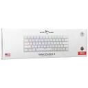 White Shark Klaviatūra WAKIZASHI-2-US-W-RED.SW, 64 taustiņi, 1.5m, USB, mehāniskā, RGB apgaismojums, vadu, sarkanie slēdži