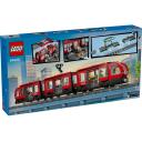 Lego Pilsētas tramvajs un stacija 60423, 811 elementu, 6 minifigūras, 10cm, 53cm, 5cm