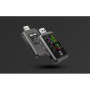 Fnirsi USB portu testers FNB48P, 0&ndash;9999.99 Ah, 0.00001 Ah, 0&ndash;6.5 A, 0.00001 A, 4&ndash;24 V, 0.00001 V, izturīgs korpuss