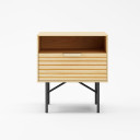 Naktsskapītis BASSEL 45x40xH50cm, 3D melamīns. 20136