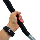 Tērauda ogļu lāpsta ar D formas rokturi, 20x27 cm, AW00076, AWTOOLS