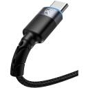 Tellur USB kabelis uz Type-C LED, TLL155363, 1.2m, 5V/3A, 480Mbps, neilons, ātrā uzlāde