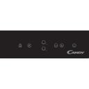 Candy Viryklė CDH30, 2 zonos, 220-240 V, 2,9 kW, Jutiklinis, Laikmatis, Juoda, Ekranas