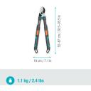 Gardena Oksak&auml;&auml;rid TeleCut Pro S 7022119, 52.1 cm, 1.1 kg, 50 mm l&otilde;ikes&uuml;gavus, teleskoopk&auml;epide, tera lukustus