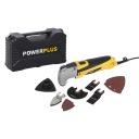 Oscilējo&scaron;ais daudzfunkcionālais instruments 300W, POWERPLUS, POWX1346, 29 piederumi, 6 ātrumu iestatījumi