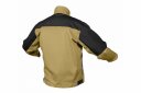 Darba jaka, EDGAR, HT5K282-3XL, tumši bežā, 3XL (58), 97% kokvilna, 3% Spandex, 5 kabatas, ergonomiska, vissezonas.