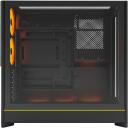Montech Korpus HS01 PRO (B), Midi Tower, 2x USB 3.0, 2x 120mm tagumise ventilaatorid, 3x 120mm alumised ventilaatorid