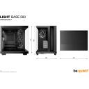 Be Quiet Корпус Light Base 500 BGW83, Midi Tower, 3x120mm боковые вентиляторы, 1x120mm задний вентилятор, 2x2.5/3.5" HDD