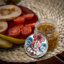 212ml klaaspurk v&auml;rvilise kaanega &Oslash;66 - 6 tk. BROWIN 132212, 7.0x7.0x7.7 cm, klaas