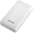 Intenso Power Bank XS20000 20000 mAh, 3.1 A, 5 V, 1x USB-A, 1x USB-C, baltas