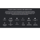 Ezviz H3 CS-H3 Āra 5MPX IP67 Viedā Mājas Wi-Fi Kamera MicroSD / Nakts Redzamība 30m Balta