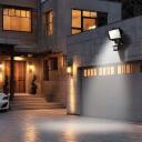 Maclean MCE442 Saules lampa LED prožektors ar kustību sensoru, sienas stiprinājums, IP44, 6W, 6000K