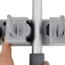 Rīku turētājs pie sienas, 3 sloti un 4 āķi, izturīgs ABS plastmasas, AW60601, AWTOOLS