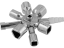 10-ühes võtme ristvõti, VOREL, 78478, tsingisulam, nikeldatud