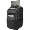 Targus CityGear TCG662GL, 14-15.6", melns, ergonomisks plecu siksna, rāvējslēdzēja sieta kabatas