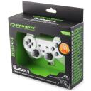 Esperanza EGG108W spēļu pults, 2.4GHz, bezvadu, analoģiska/digitāla, saderīga ar PC, Playstation 3